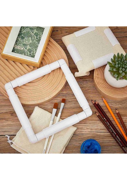 4pc Çapraz Dikiş Çerçevesi Kare Nakış Çemberleri Q Çapraz Dikiş Kapit Yoksusu Çerçeve Dikiş Çember 6x6 Inç 8x8 Inç (Yurt Dışından) modelleri
