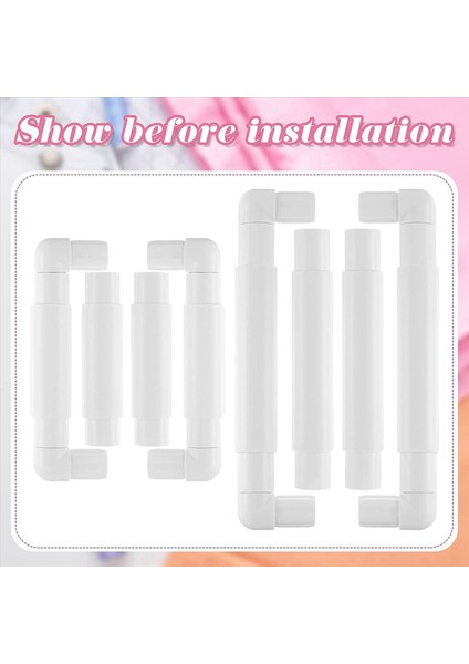 4pc Çapraz Dikiş Çerçevesi Kare Nakış Çemberleri Q Çapraz Dikiş Kapit Yoksusu Çerçeve Dikiş Çember 6x6 Inç 8x8 Inç (Yurt Dışından) indirimleri