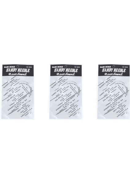 21 Pcs Onarımı Dikiş Iğneleri Deri Tuval Için Kavisli Iplik (Yurt Dışından)