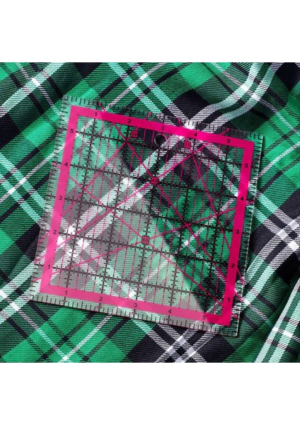 6 Adet Akrilik Kapitone Hükümdarlar Kare Kumaş Kesme Cetveli ile Açık Işaret Kapitone Cetveli Ütü Cetveli Zanaat Için (Yurt Dışından) indirimleri