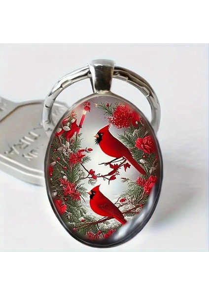 10PCS Hayvan Kırmızı Keychain Sevgililer Günü Si Için Çift Taraflı Anahtarlık (Yurt Dışından) fiyatları