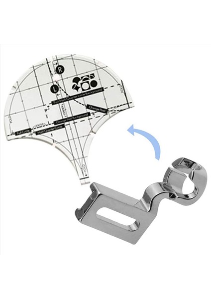 3x Dıy Patchwork Maker Kit ve Dikiş Cetveli Shank Cetvel Foot Free Motion Tüm Shank Dikiş Makineleri Için (Yurt Dışından) modelleri
