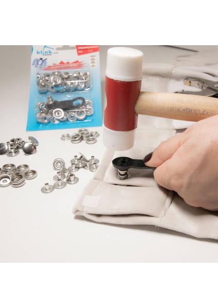 10 mm Kendin Yap Kiti, Cüzdan, Giyim, Çanta, Deri Için Çekiçle Uygulama Aparatları ve Renk 15 Adet Vt2 Çıtçıt Düğme Takım-Paslanmaz Pirinç