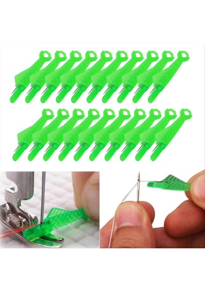 Balık Ağız Dikiş Makinesi Iğnesi Threader 2024 Yükseltme Otomatik Dikiş Iğnesi Dişçisi Aracı Yeşil 100 Pcs (Yurt Dışından) indirimleri