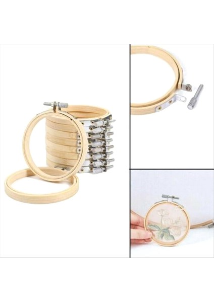 40CM Dıy Haçlar Dikişler Nakış Çemberi Bambu Çember Çember Halka Desteği Ahşap Iğne El Sanatları Araçları (Yurt Dışından) fırsatları