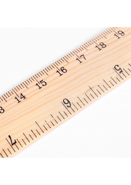 12 x Ahşap Cetvel Öğrenci Yöneticiler Ahşap Okul Cetvelleri Ofis Cetveli Ölçüm Cetvel 2 Ölçek (12 Inç ve 30 Cm) (Yurt Dışından)