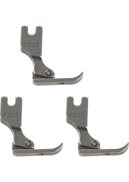 3x Basit Çelik Dikiş Makinesi Basın Ayak Sektör Dikiş Makinesi Ek Parça Için Dar Fermuar Presser Ayak (Yurt Dışından)