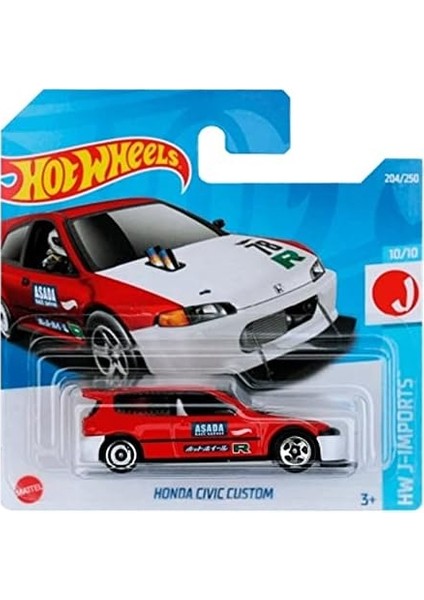 1:64 Tekli Arabalar 2022 204/250 J- Civic Custom 5785-HCX78 modelleri