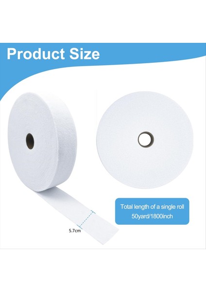 Iğne Yumruklu Dokuma Olmayan Kumaş Pamuklu Rulo Kesme Rulo Dikişler Ara Katman Pamuk 5 7CMX45M (Yurt Dışından) fiyatları