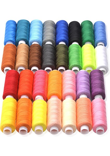 30 Makara Dikiş Ipliği 250 Yard Her Çeşitli Makara Iplikleri Dikiş Iplik Renkli Çeşitli Dişli Bobinleri Nakış Makinesi Için Kullanım Çok Molor (Yurt Dışından) modelleri