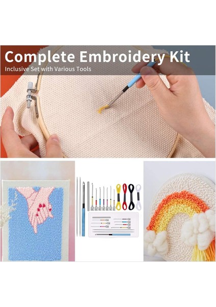 Nakış Yumruk Iğnesi Seti 8pcs Dikiş Yumruk Iğneleri 4 Renk Iplikli Örgü Iğneleri Sanat El Yapımı Dikiş Aletleri (Yurt Dışından) indirimleri