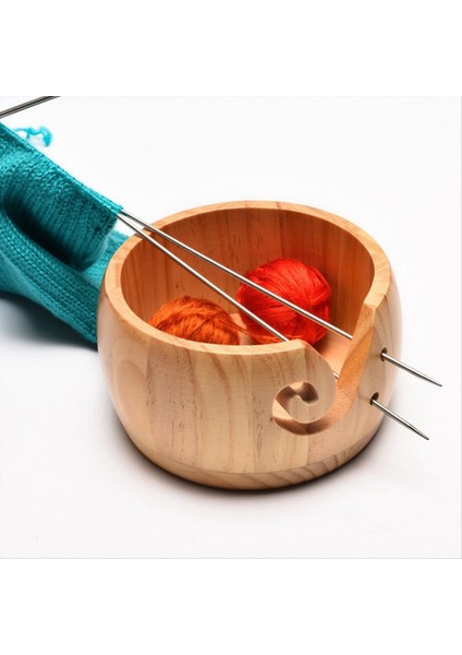 Ahşap Iplik Kase Tığ Işi Saklama Kutusu El Yapımı Diy Örgü Kancası ve Iplik Mutfak Eşyaları (Yurt Dışından) modelleri