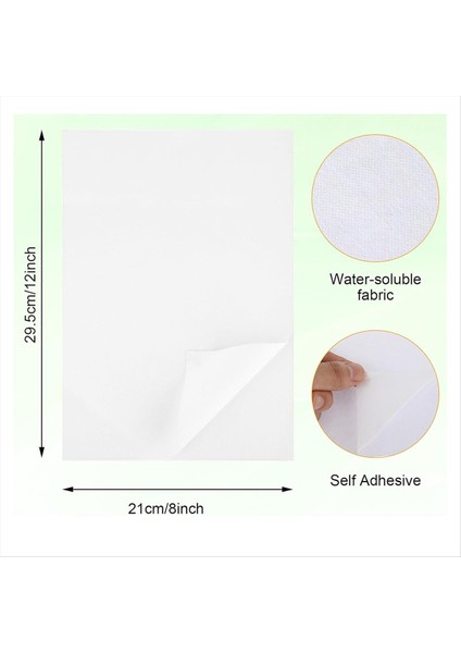 Nakış ve Dikiş Nakış Kağıdı Nakış Çıkarılabilir Nakış Transferi Aktarımı Için 6pcs (Yurt Dışından) fırsatları