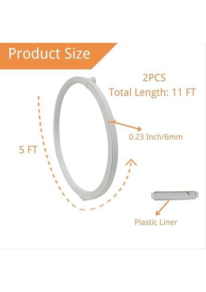 Dikiş Için Çelik Kemik Elbiseler Etekler Korseler Iç Çamaşırı (11 Ft) Yapmak Için Beyaz Bahar Korse Kemikleme (Yurt Dışından) fiyatları