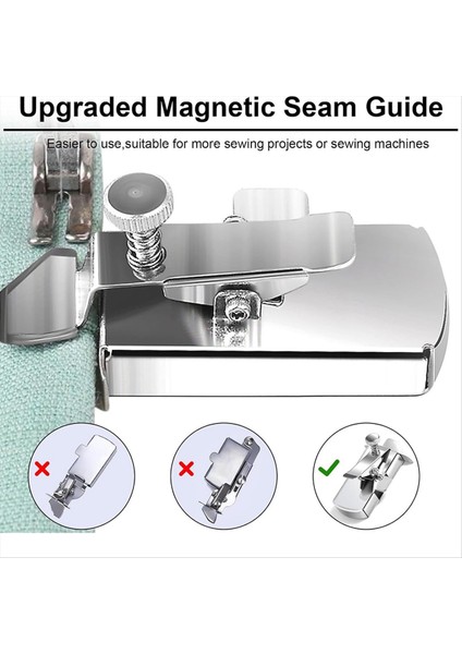 Manyetik Dikiş Kılavuzu Çok Fonksiyonlu Dikiş Kılavuzu Evrensel Dikiş Makinesi Aksesuarı Tüm Dikiş Makineleri Için Uygun (Yurt Dışından) indirimleri