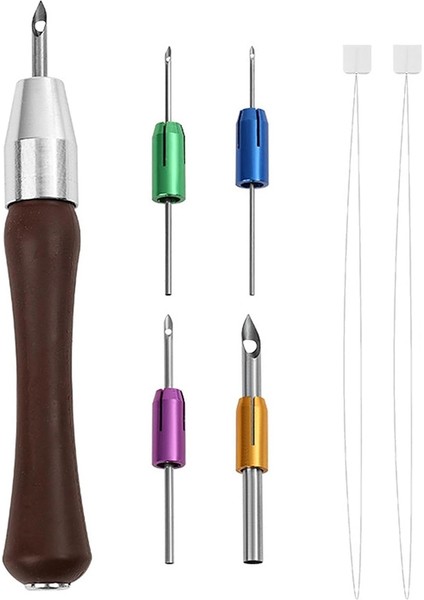 Havlu Yorgan Masa Örtüleri Için Ayarlanabilir Iğne Ahşap Tutam Nakış Iğnesi Konforlu Dikiş Aracı (Yurt Dışından)