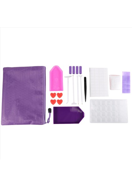 Dıy Boyama Araçları Elmas Noktalar Aksesuarlar Kiti Elmas Resim Sanatı Için 28 Yuvalı Elmas Nakış Kutusu (Yurt Dışından) fiyatları