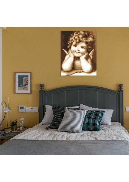 2x Yuvarlak Tam Elmas Melek Kız Elmas Boyama Duvar Dekorasyonu (Yurt Dışından) fırsatları