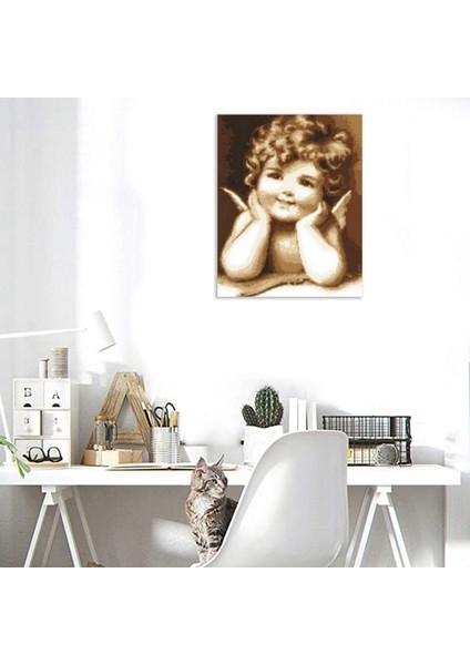 2x Yuvarlak Tam Elmas Melek Kız Elmas Boyama Duvar Dekorasyonu (Yurt Dışından) indirimleri