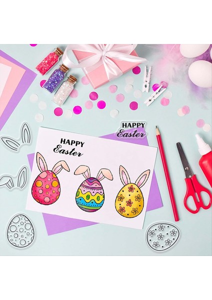 Kart Yapımı Için Paskalya Leri Dıy Scrapbooking Arts Crafts Kart Silikon Dekorasyonu Ler Için (5783) (Yurt Dışından) fırsatları
