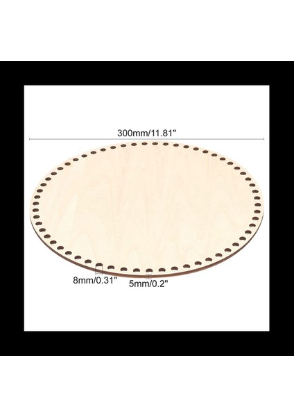 3pcs 30CM Doğal Ahşap Sepet Alt Delikli Dıy Örgü Için Daire Boş Ahşap Taban Tığ Torbası Alt Şekillendirici Zanaat (Yurt Dışından) fiyatları