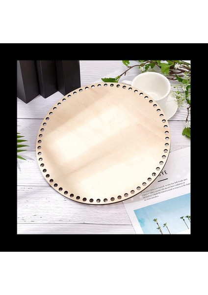 3pcs 30CM Doğal Ahşap Sepet Alt Delikli Dıy Örgü Için Daire Boş Ahşap Taban Tığ Torbası Alt Şekillendirici Zanaat (Yurt Dışından) fırsatları