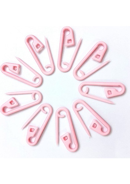 200PCS Renkli Plastik Güvenlik Pimi 2 3 cm Siyah ve Beyaz Gül Kırmızı Sarı Mavi Yeşil Küçük Işaret Plastik Pim (Yurt Dışından) modelleri