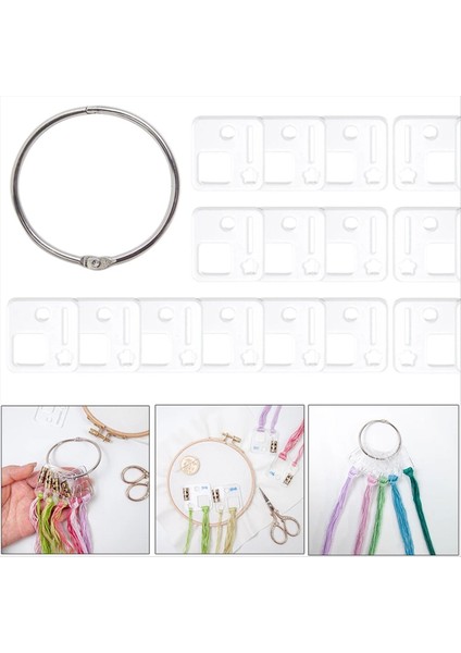 Akrilik Iplik Damla Iplik Sarma Tahtaları Diş Ipi Bobinler Dikişler Dişi Pamuk Için Bobinler Organizatör 12 Adet (Yurt Dışından) fiyatları