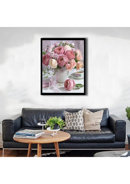 2 Set Dıy Yuvarlak Matkap Elmas Boyama Çapraz Dikiş Mozaikleri Tam% 100 Kapak Nakış &quot Kahve ve Gül&quot ve Yaz Çiçeği (Yurt Dışından) indirimleri