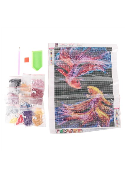 5d Dıy Tam Matkap Elmas Boyama Kitleri Yuvarlak Kristal Rhinestone Nakış Çapraz Dikiş Yetişkinler Elmas Sanatları (Yurt Dışından)