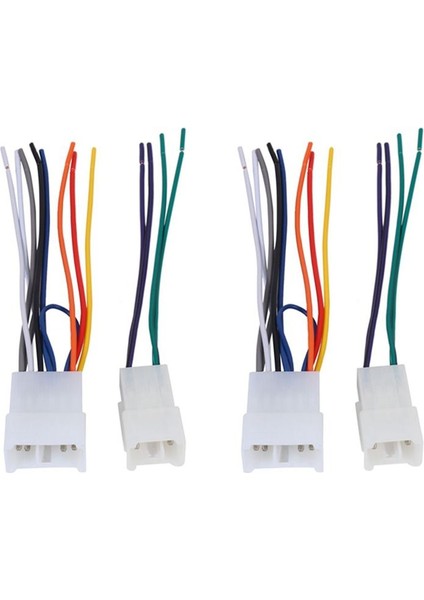 4pcs TA02B Seçim 1984-UP Toyota Araçları Için Bir Satış Sonrası Stereo Alıcıyı Bağlamak Için Tel Kablo Demeti (Yurt Dışından)