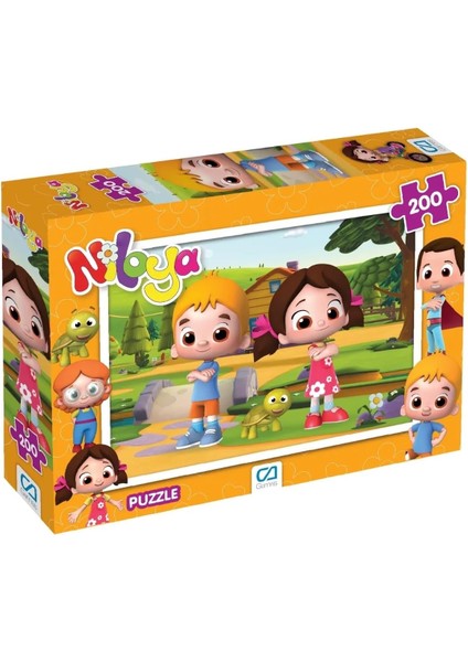 Games Niloya Lisanslı 200 Parça 33X48CM Çocuk Puzzle Yapboz Serisi