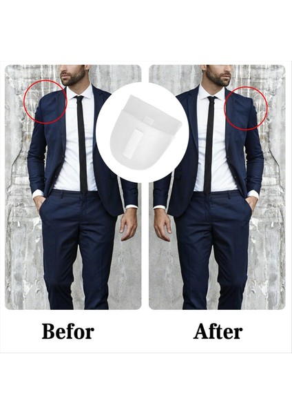 4 Faels Setim Omuz Pedleri Kalınlık Nefes Alabilir Sünger Pedler Omuzlar Için Omuz Arttırıcı Eğimli Yüksek Düşük Tişört (Yurt Dışından) indirimleri