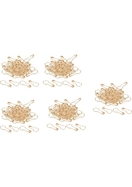 Kabak Kancaları Calabash Şekil Güvenlik Pimleri Salıncak Etiketi 500 Adet Altın Tonu (Yurt Dışından)