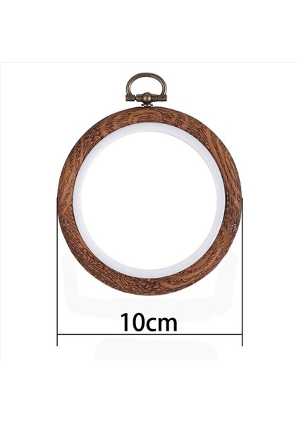 10 Adet Nakış Çemberleri Taklit Edilen Ahşap Nakış Dairesi Yuvarlak Ekran Çerçeve Çemberi Sanat Zanaat Dikiş ve Asılı (Yurt Dışından) fırsatları