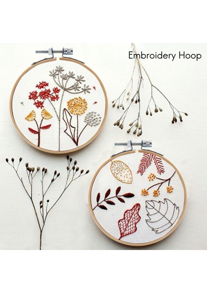 12 Adet 4 Inç Nakış Çemberleri Set Dökme Bambu Daire Çapraz Dikiş Çember Yuvarlak Halka (Yurt Dışından) indirimleri