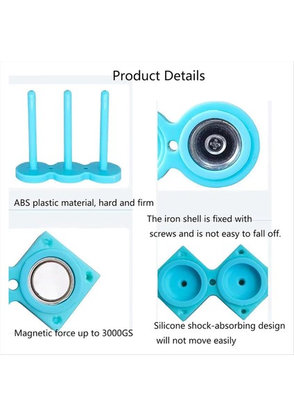 Makine Dikimi Için Manyetik Tutucu Diş ve Organizatörü Manyetik Adsorpsiyon Bobbin Organizatör Depolama A (Yurt Dışından) fiyatları