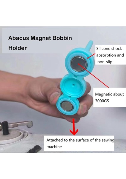 Makine Dikimi Için Manyetik Tutucu Diş ve Organizatörü Manyetik Adsorpsiyon Bobbin Organizatör Depolama A (Yurt Dışından) modelleri