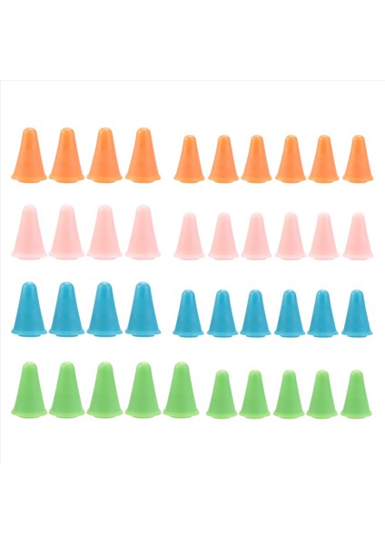 40 Adet Çok Renkli Iğne Nokta Tıpası Iğne Noktası Koruyucular Iğneler Plastik Saklama Kutusu ile Örgü Aksesuarları 2 Boyutta (Yurt Dışından) modelleri