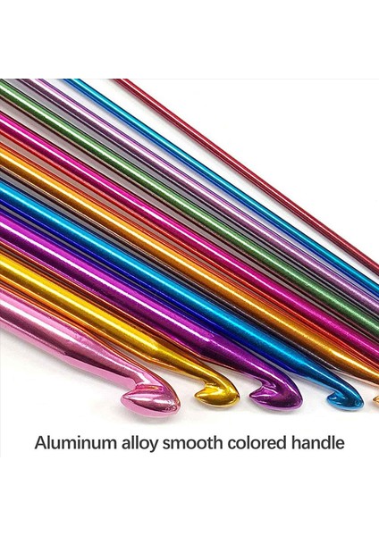 46PCS Tunus Tığ Işi Kanca Seti Plastik Kablo Afghan Tığ Işi ve Tunus Afgan Alüminyum Örgü Iğneleri Içerir (Yurt Dışından) indirimleri