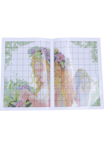 2 Set Dıy El Yapımı Iğne Işi Çapraz Dikiş Set Nakış Kiti 14CT Çapraz Dikişli Ev Dekorasyonu 35X35CM ve 28X42CM (Yurt Dışından) fiyatları