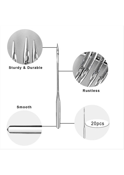 Dikiş Makinesi Iğneleri Kot Panel Düzenli Nokta Dikiş Iğneleri Ball Point Head Home Dikiş Makinesi Tedarik (Yurt Dışından) fırsatları