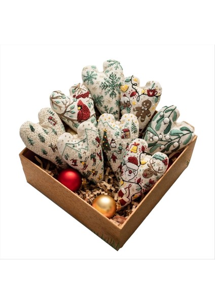 Dıy Kalp Nakışçıları Dekorasyon Nakış Seti El Işlemeli Noel Ağacı Pendantheart Çapraz Dikiş Kiti (Yurt Dışından) fiyatları