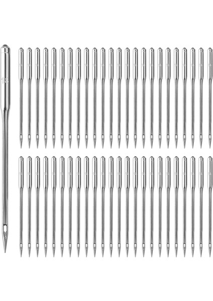 200PCS Dikiş Makinesi Iğneleri Evrensel Boyutlar Ağır Hizmet Dikiş Makinesi Iğneleri Nakış Deri Kotları (110/18) (Yurt Dışından)