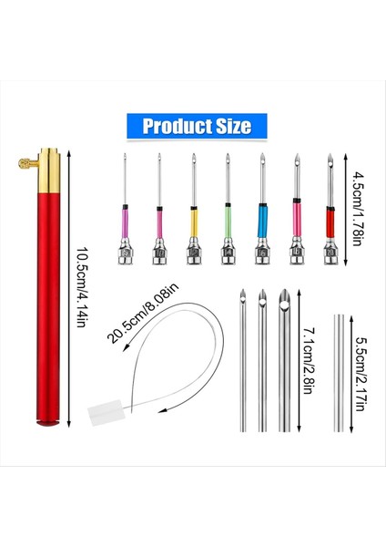 13 Adet Yumruk Iğne Kitleri Ayarlanabilir Yumruk Iğne Aleti Nakış Iğneleri Set Dikiş Sanatı Iğneleri Yetişkinler Için Yeni Başlayan Diş Ipi (Yurt Dışından) modelleri