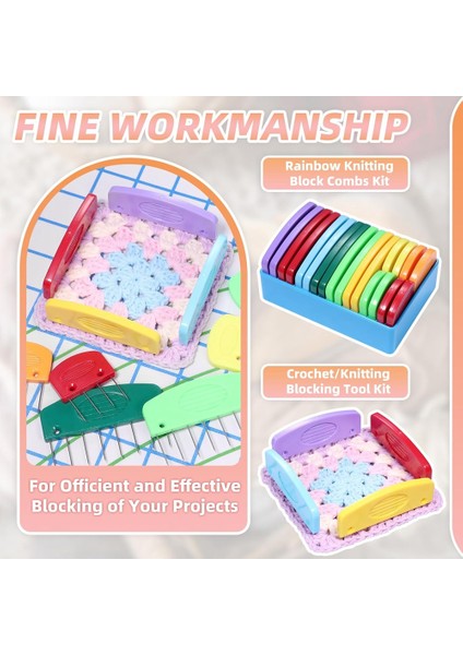 20 Adet Örgü Bloker Pimleri Taraklar Renk Örgü Blokerler Engelleme Için Taraklar Gökkuşağı Örgü Bloker Pinleri Engelleme Paspasları Engellemek Için (Yurt Dışından) modelleri