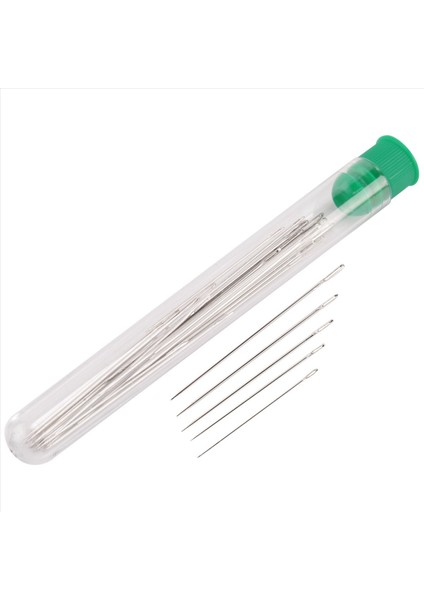 25 Büyük Göz Dikiş Iğneleri - 5 Boyutta Büyük Göz Eli Dikiş Iğneleri Dikiş ve Işçilik Için Net Depolama Tüpünde (Yurt Dışından) modelleri