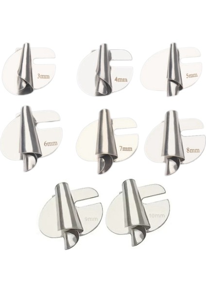 3MM-10MM Dikiş Haddelenmiş Hemmer Ayak Dikiş Makinesi Baskı Ayak Diy El Sanatları Hemming Çekme Aksesuarları (Yurt Dışından)