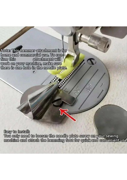 3MM-10MM Dikiş Haddelenmiş Hemmer Ayak Dikiş Makinesi Baskı Ayak Diy El Sanatları Hemming Çekme Aksesuarları (Yurt Dışından) fırsatları