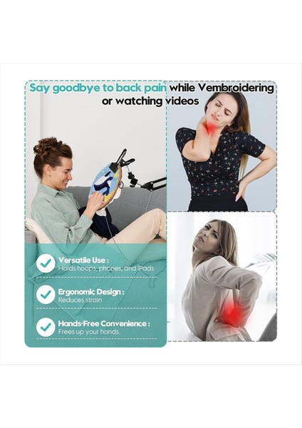 Nakış Çember Standı Katlanır Metal Nakış Çember Stand Diz Üstü Nakış Çember Iğne Işleri Için Uygun (Yurt Dışından) modelleri